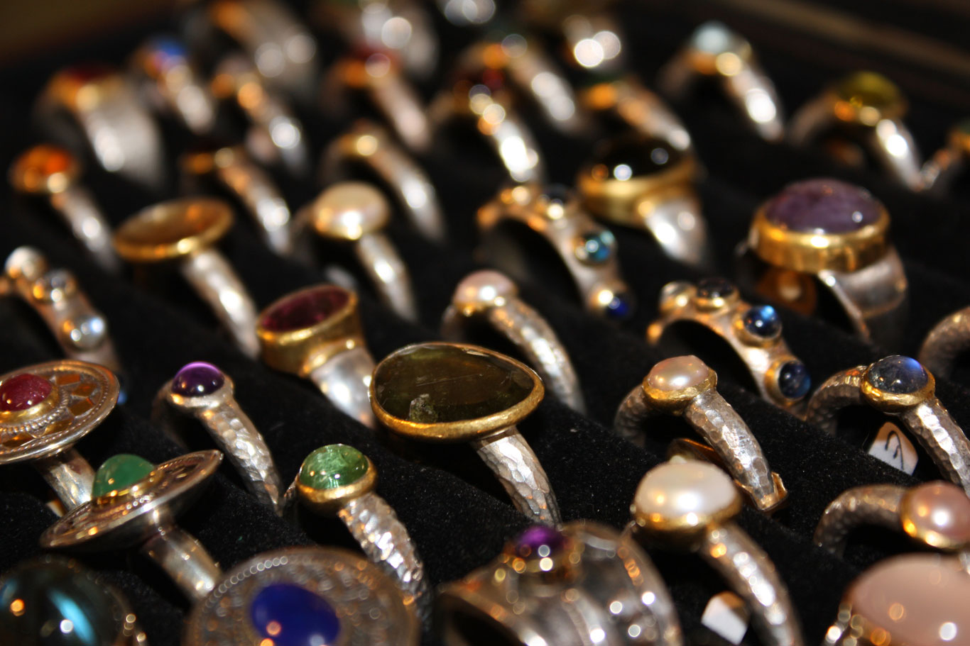 Collectie van ringen